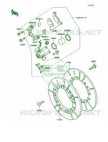 Front Brake voor Kawasaki Vulcan 750 1991