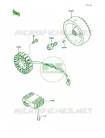 Generator voor Kawasaki Vulcan 750 1991