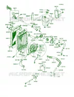 Radiator voor Kawasaki Vulcan 750 1991