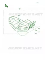 Seat voor Kawasaki Vulcan 750 1991