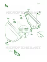 Side Cover voor Kawasaki Vulcan 750 1991