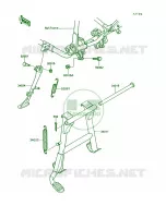 Stand voor Kawasaki Vulcan 750 1991