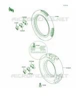 Tire voor Kawasaki Vulcan 750 1991