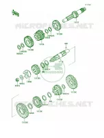 Transmission voor Kawasaki Vulcan 750 1991
