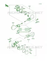 Turn Signal voor Kawasaki Vulcan 750 1991