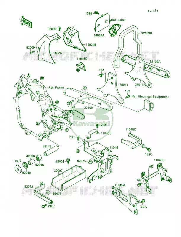 Battery Case Kawasaki MOTOS 1500 1989 Vulcan 88  VN1500-A3