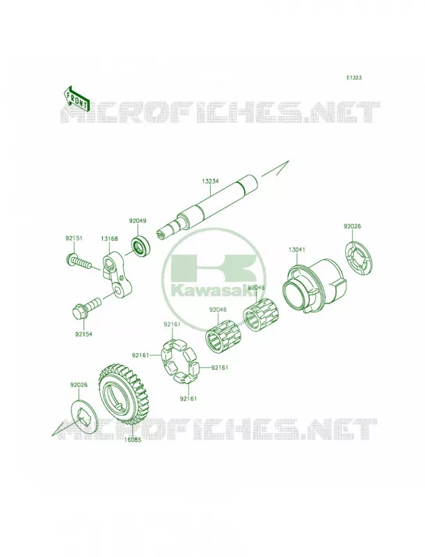 Balancer Kawasaki MOTOS 1000 2015 Ninja ZX-10R  ZX1000JFF
