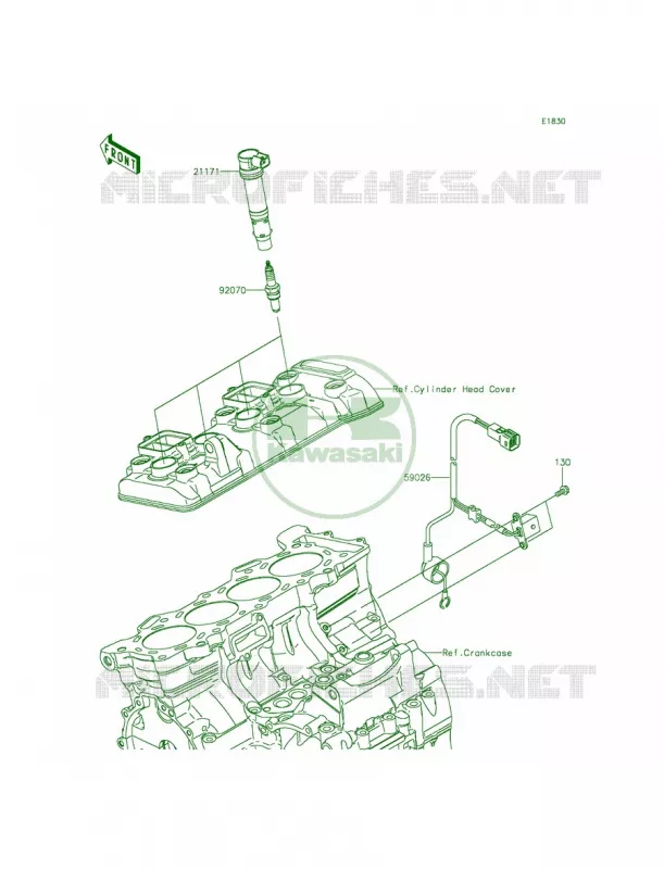 Ignition System Kawasaki MOTOS 636 2015 Ninja ZX-6R  ZX636FFFA