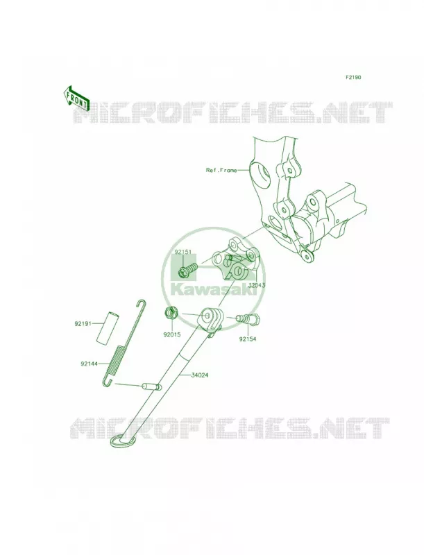 Stands Kawasaki MOTOS 636 2014 Ninja ZX-6R  ZX636EEF
