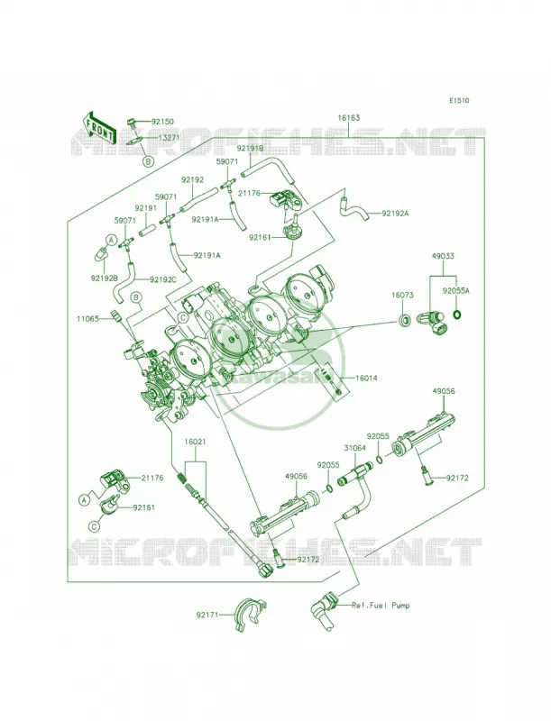 ThrottleCNUS Kawasaki MOTOS 636 2014 Ninja ZX-6R  ZX636EEF