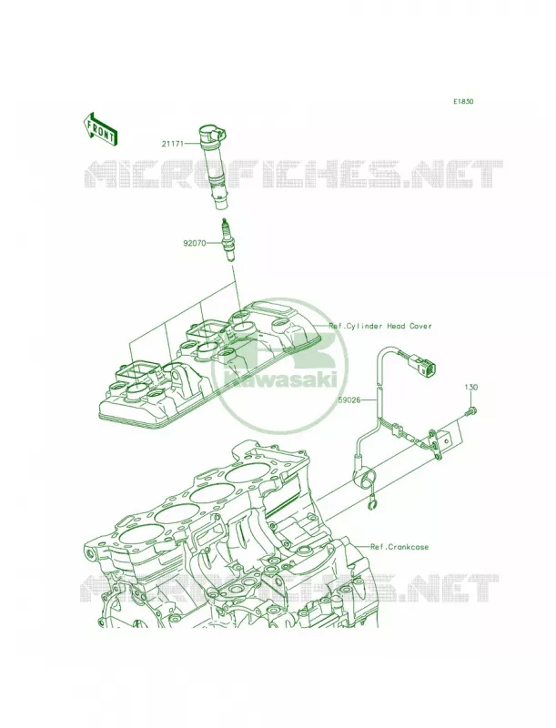 Ignition System Kawasaki MOTOS 636 2014 Ninja ZX-6R ABS  ZX636FEF
