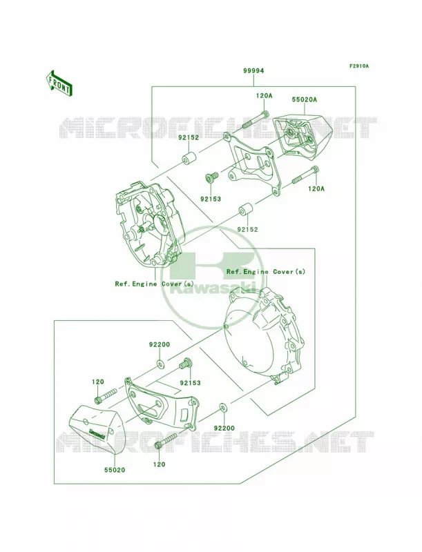 AccessoryEngine Guard Kawasaki MOTOS 1000 2012 Ninja ZX-10R ABS  ZX1000KCF