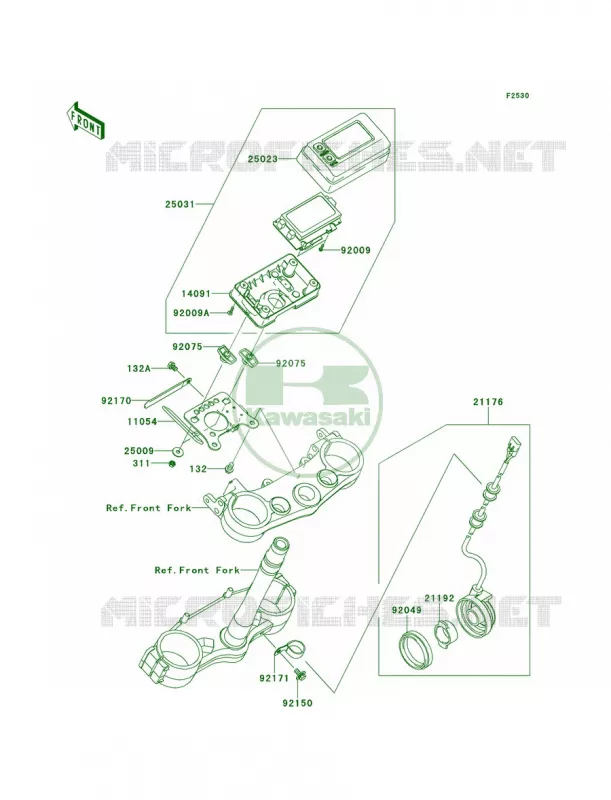 Meters Kawasaki MOTOS 450 2014 KLX450R  KLX450AEF