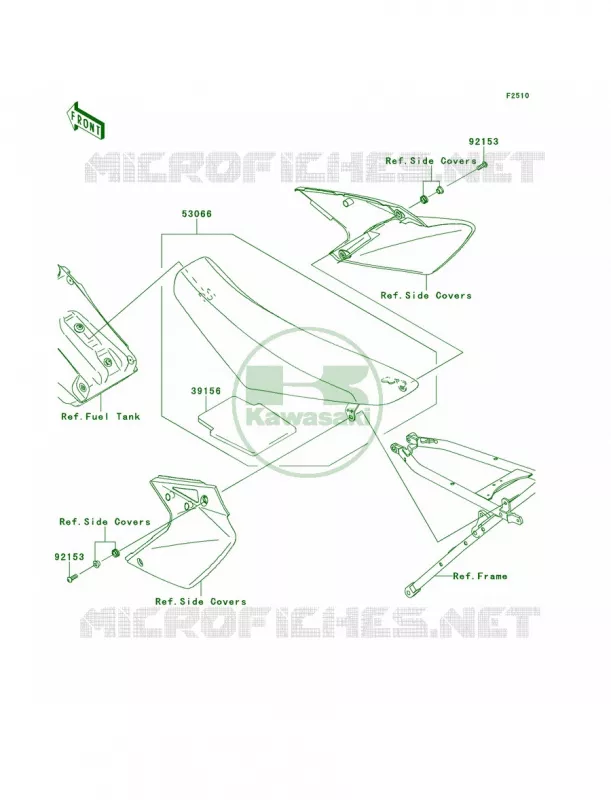 Seat Kawasaki MOTOS 450 2014 KLX450R  KLX450AEF