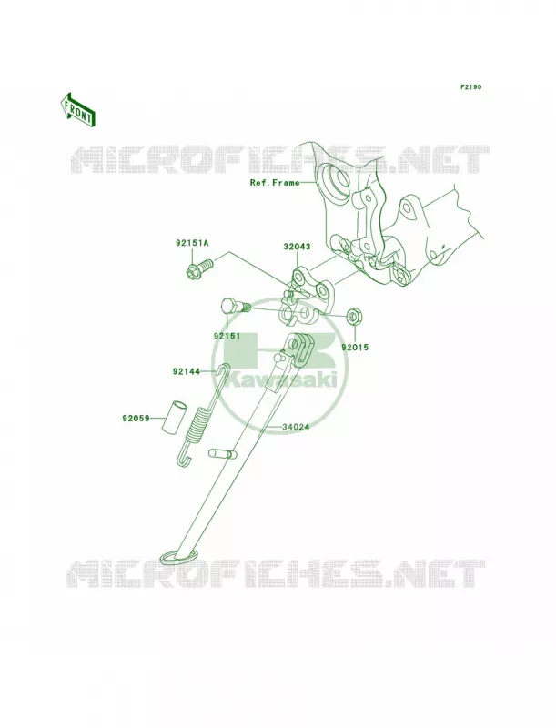 Stands Kawasaki MOTOS 1000 2006 Ninja ZX-10R  ZX1000D6F