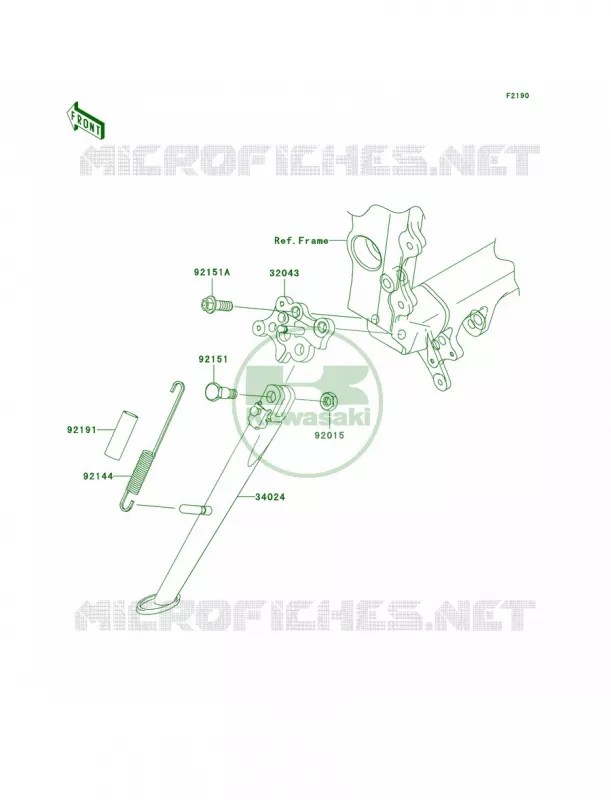Stands Kawasaki MOTOS 636 2006 Ninja ZX-6R  ZX636D6F