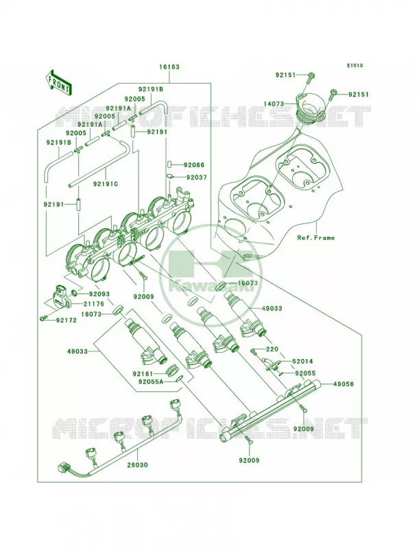 ThrottleB1B2 Kawasaki MOTOS 1200 2005 Ninja ZX-12R  ZX1200-B4