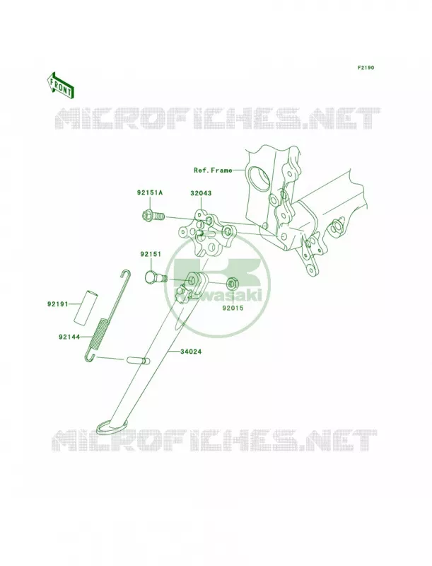 Stands Kawasaki MOTOS 636 2005 Ninja ZX-6R  ZX636-C1