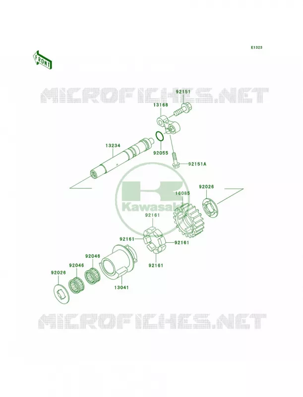 Balancer Kawasaki MOTOS 1200 2002 Ninja ZX-12R  ZX1200-B1