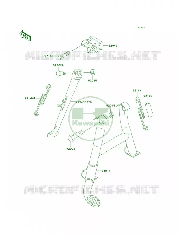 Stands Kawasaki MOTOS 600 2001 Ninja ZX-6  ZX600-E9