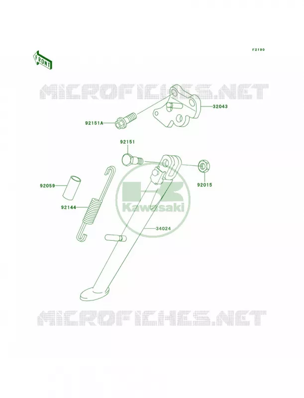 Stands Kawasaki MOTOS 600 2001 Ninja ZX-6R  ZX600-J2