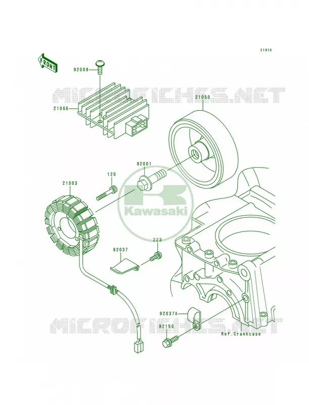 Generator Kawasaki MOTOS 750 2000 ZR-7  ZR750-F2