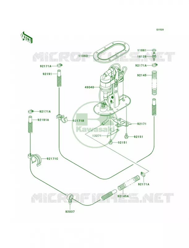 Fuel Pump Kawasaki MOTOS 1200 2000 Ninja ZX-12R  ZX1200-A1