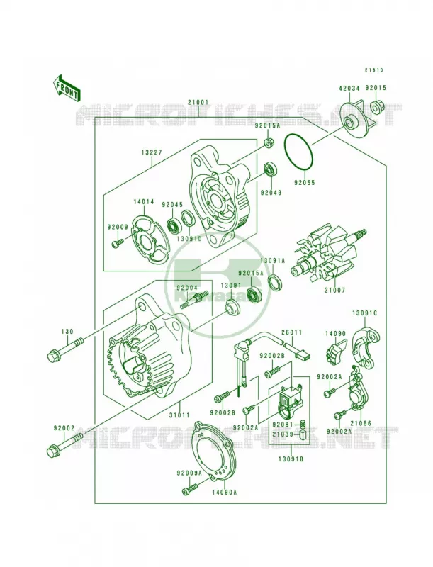 Generator Kawasaki MOTOS 900 1997 Ninja ZX-9R  ZX900-B4