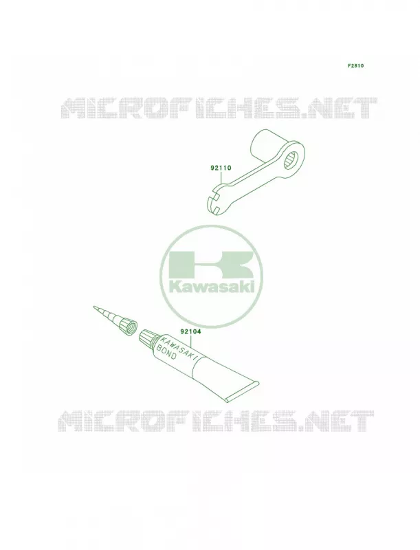 Owner's Tools Kawasaki MOTOS 220 2002 KDX220R  KDX220-A9
