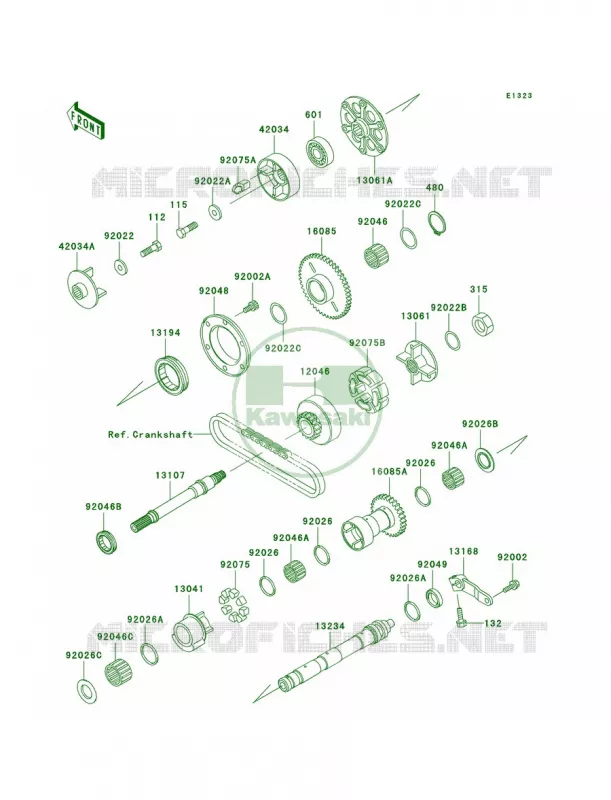 Balancer Kawasaki MOTOS 1100 1995 Ninja ZX-11  ZX1100-D3
