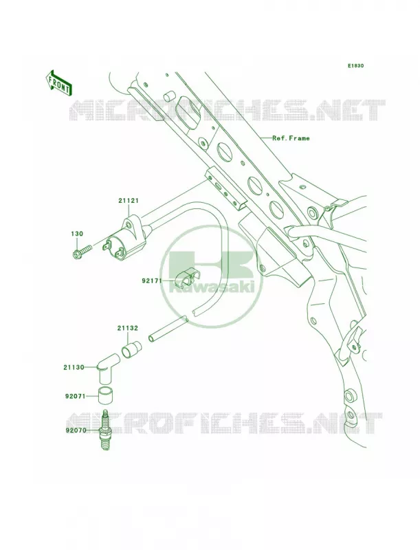 Ignition System Kawasaki MOTOS 110 2002 KLX110  KLX110-A1