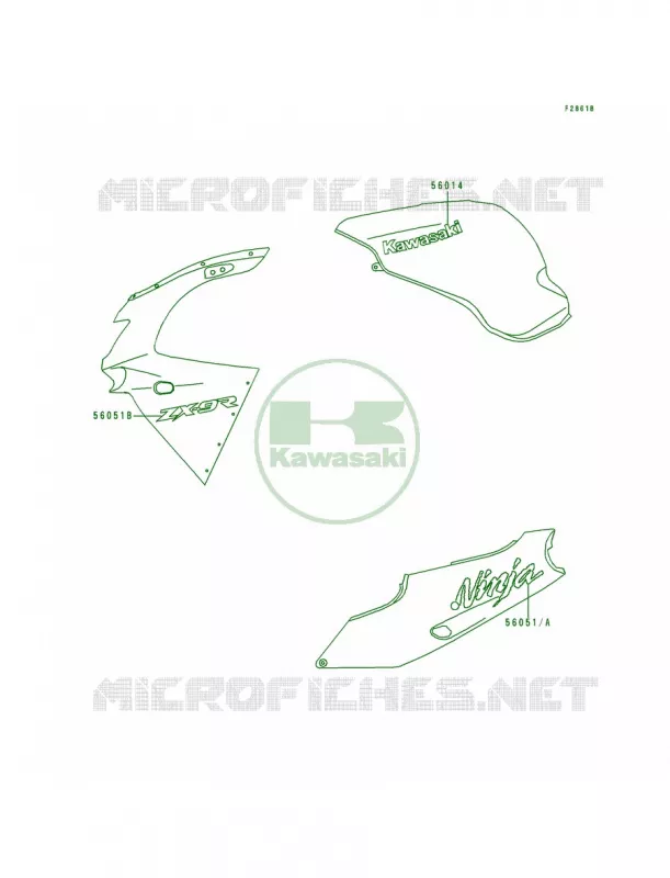 DecalsRedZX900-B2 Kawasaki MOTOS 900 1995 Ninja ZX-9R  ZX900-B2