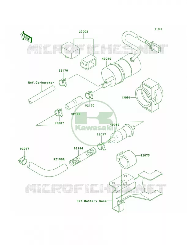Fuel Pump Kawasaki MOTOS 1100 1994 Ninja ZX-11  ZX1100-D2