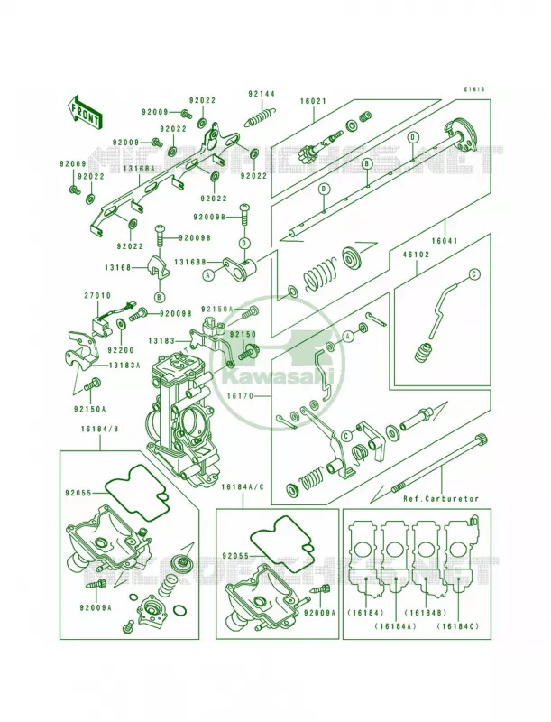 Accelerator Pump Kawasaki MOTOS 750 1994 Ninja ZX-7R  ZX750-M2