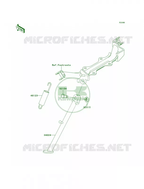 Stands Kawasaki MOTOS 110 2013 KLX110  KLX110CDF
