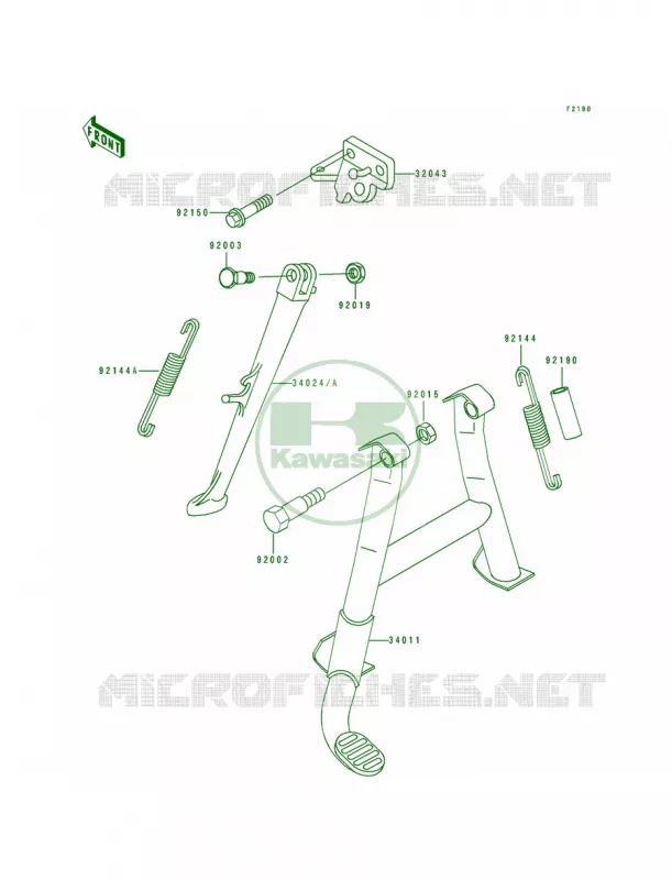 Stand Kawasaki MOTOS 600 1991 Ninja ZX-6  ZX600-D2
