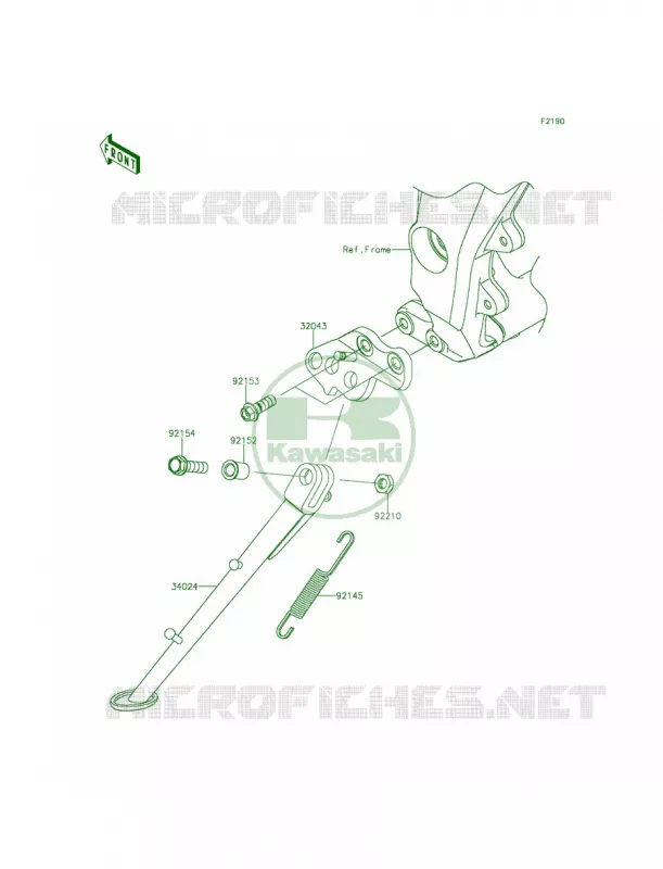 Stands Kawasaki MOTOS 1000 2015 Ninja 1000 ABS  ZX1000MFF