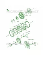 Clutch voor Kawasaki Ninja 300 ABS 2015