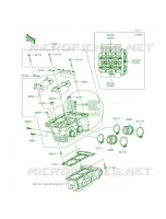 Cylinder Head voor Kawasaki Ninja 300 ABS 2015