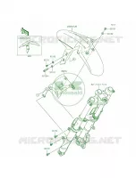 Front Fenders voor Kawasaki Ninja 300 ABS 2015