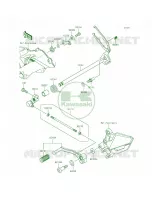 Gear Change Mechanism voor Kawasaki Ninja 300 ABS 2015