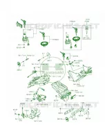 Ignition SwitchLocksReflectors voor Kawasaki Ninja 300 ABS 2015
