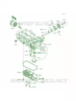 Oil PumpOil Filter voor Kawasaki Ninja 300 ABS 2015
