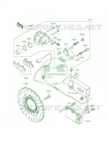 Rear Brake voor Kawasaki Ninja 300 ABS 2015
