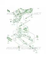 Swingarm voor Kawasaki Ninja 300 ABS 2015