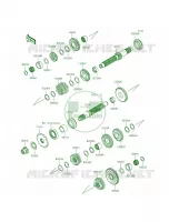 Transmission voor Kawasaki Ninja 300 ABS 2015