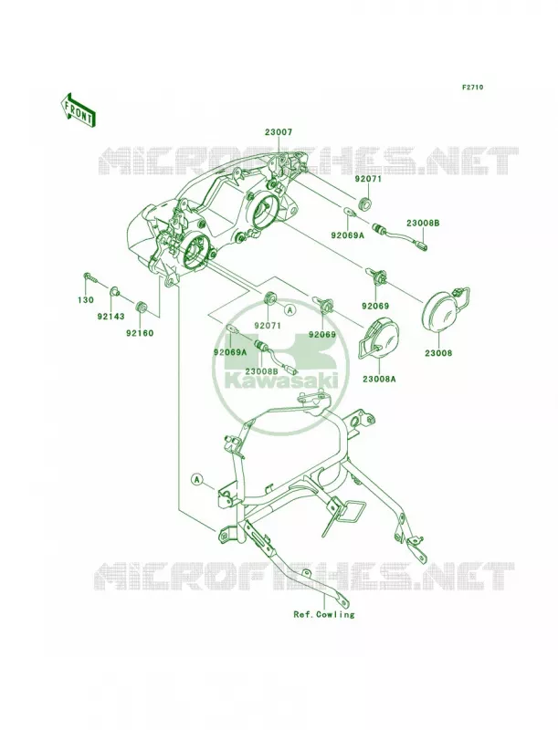 Headlights Kawasaki MOTOS 300 2014 Ninja 300 ABS SE  EX300BEFA