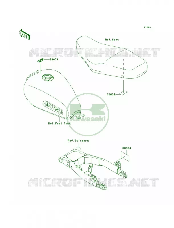 Labels Kawasaki MOTOS 800 2014 W800  EJ800AEF