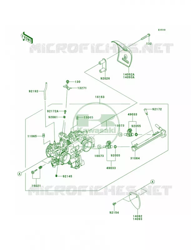 Throttle Kawasaki MOTOS 800 2014 W800  EJ800AEF