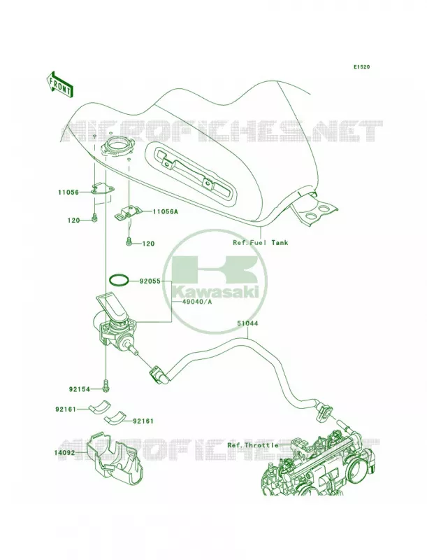 Fuel Pump Kawasaki MOTOS 800 2014 W800  EJ800AEFA